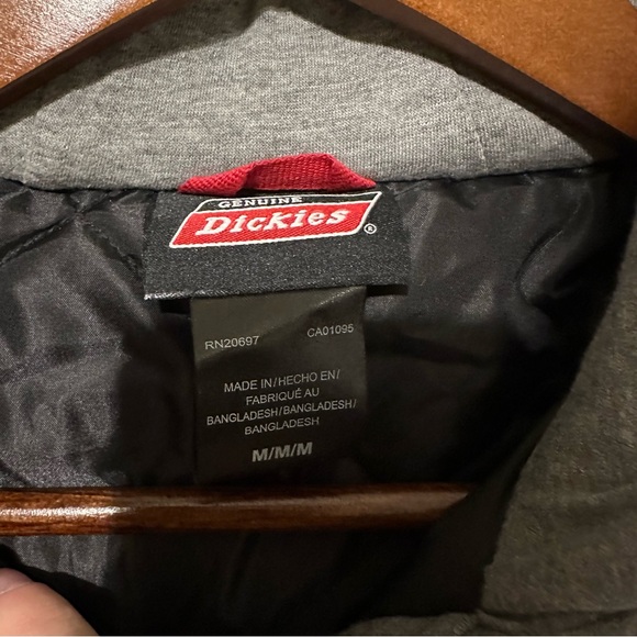 Dickies Men’s Gray Work Wear Jacket with Hoodie - Picture 3 of 3